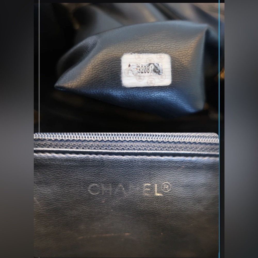Authentic CHANEL black caviar leather backpack - Picture 11 of 16